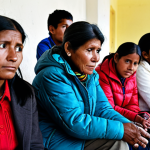 Community Watch**

"A diverse group of community members, fully clothed in everyday attire, participating in a neighborhood watch meeting in a brightly lit community center in La Paz, Bolivia. Focus on the expressions of concern and collaboration. Safe for work, appropriate content, professional, modest, family-friendly, perfect anatomy, correct proportions, natural pose, well-formed hands, proper finger count, natural body proportions, high resolution, clear focus."

**