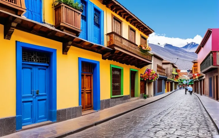 라파스 여행 추천 코스 - **Vibrant La Paz Local Market Scene:** A bustling and colorful market scene in La Paz, reminiscent o...