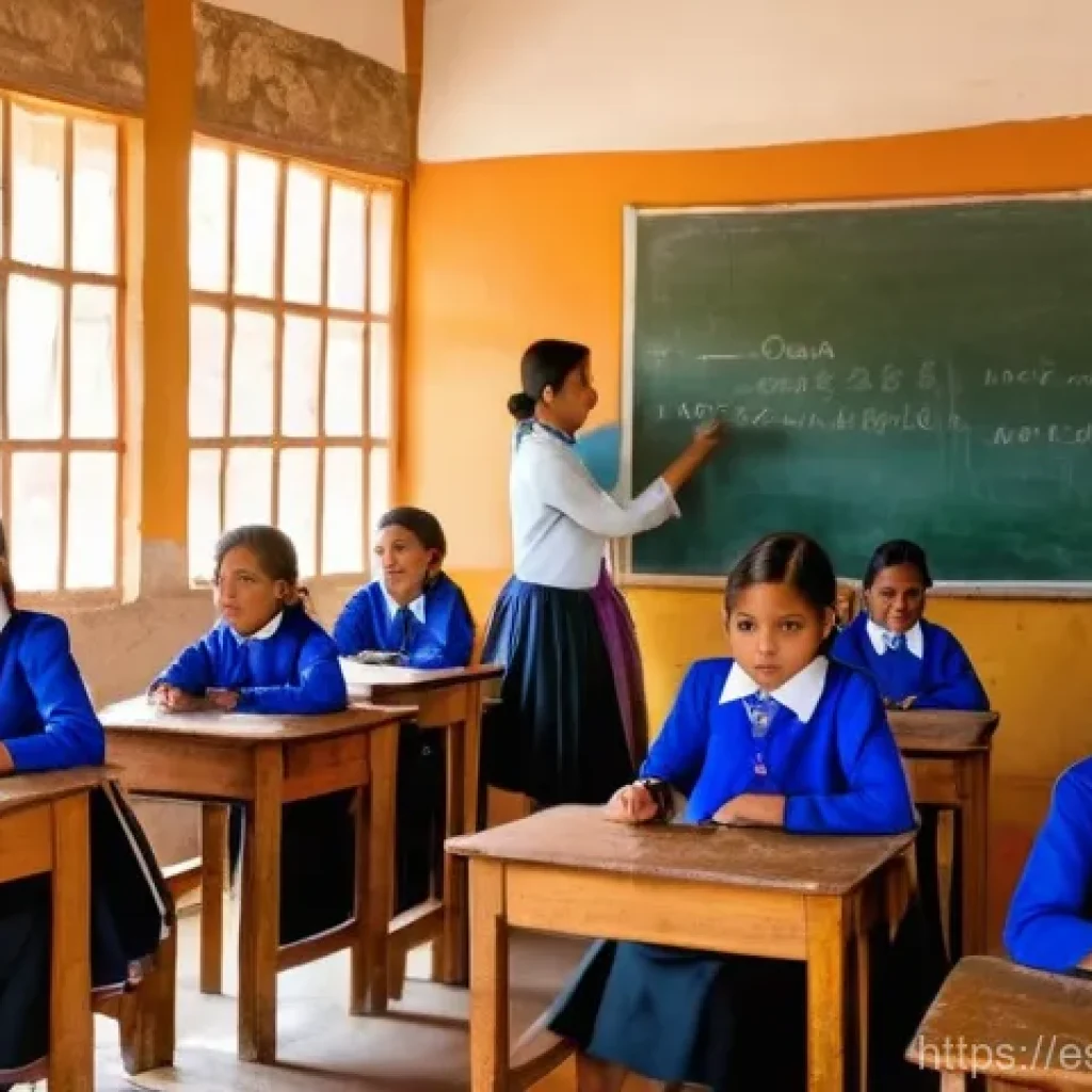 볼리비아의 교육 시스템 - **Prompt 1: Diverse Bolivian Classroom - Urban vs. Rural Learning**
    "A vibrant split image depic...