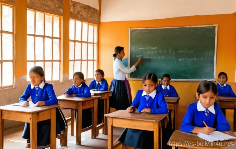 볼리비아의 교육 시스템 - **Prompt 1: Diverse Bolivian Classroom - Urban vs. Rural Learning**
    "A vibrant split image depic...